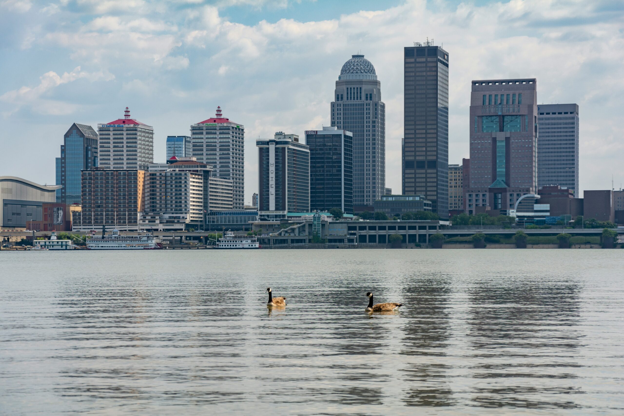 skyline of Louisville, Kentucky